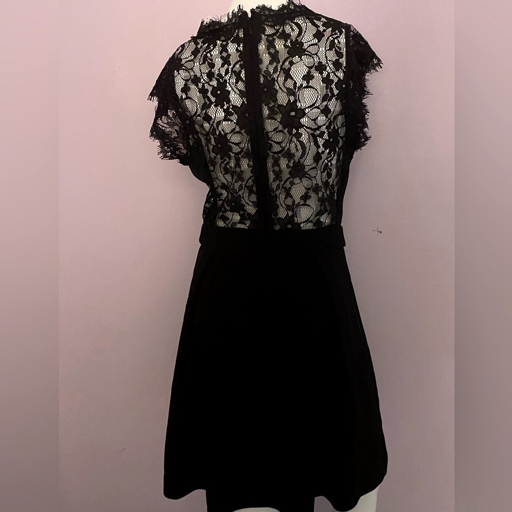 BCBG Size 4 Black Lace Dress (fits like a 2)